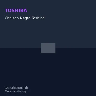Chaleco Negro Toshiba