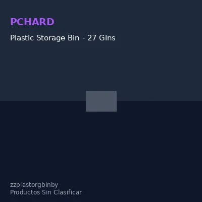 Plastic Storage Bin - 27 Glns