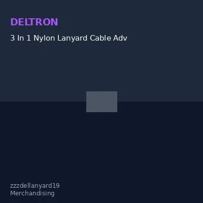 3 In 1 Nylon Lanyard Cable Adv