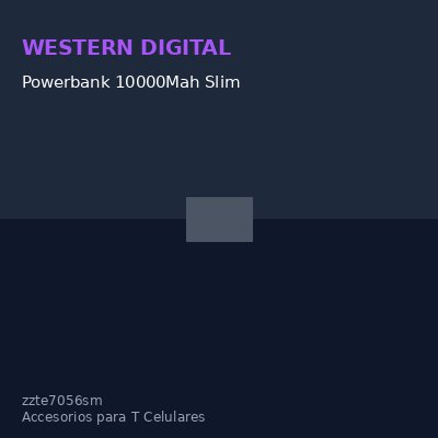 Powerbank 10000Mah Slim